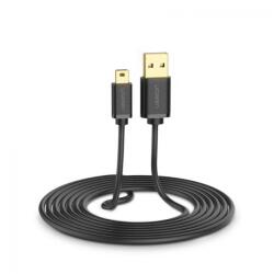 UGREEN Cablu transfer/incarcare UGREEN US132, tata USB la tata mini USB, 480 Mbps, 0.25m, Negru