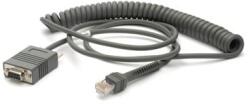 Zebra RS232 Cable - 2.7 m - DB-9 - RS-232 - Grey (CBA-R02-C09PAR)