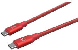 ADAM elements CASA C100+ USB3.1 Gen2 100W USB-C/USB-C adat- és töltőkábel. piros