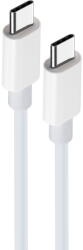 Maxlife MXUC-05 Kábel - Type-C (USB-C) / Type-C (USB-C) fehér kábel 1m, 100W - graffistore