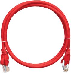 NIKOMAX UTP Cat6 LSZH patch kábel 10 m (piros) (NMC-PC4UE55B-100-C-RD)