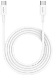 FONENG X55 USB-C - USB-C töltőkábel 2m fehér (6970462515623) (6970462515623) (6970462515623) (6970462515623)