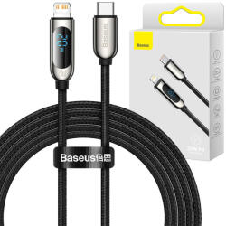 Baseus USB-C cable for Lightning Baseus Display, PD, 20W, 2m (black)