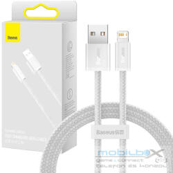Baseus Dynamic USB-Lightning kábel, 2, 4A, 1m, fehér - mobil-box