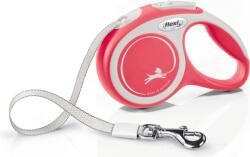 flexi New Comfort szalagpóráz XS 3 m, piros - 1 db
