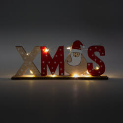 LED-es karácsonyi polcdísz - mikulásos - 21 x 4 x 8, 5 cm (G58249A)