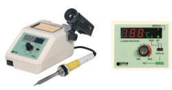 Somogyi Elektronic SMA 051 Forrasztópáka-Állomás, Led Kijelző, 230 V~/48W, Szabályozható és Ellenőrizhető Hőmérséklet 150 - 420 °C, Hőálló Szilikonkábel