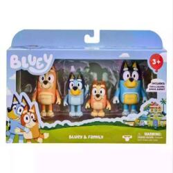 TM Toys Bluey: Család figura szett - 4 db-os