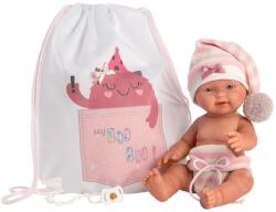 Llorens Bebita újszülött baba táskában, 26 cm (26314)