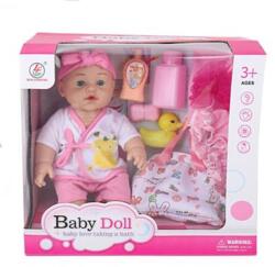 Magic Toys Baby Dolls újszülött baba fürdőszettel, kétféle változatban