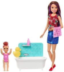Mattel Barbie Bébiszitter Játékszett Fhy97/Fxxh05 - Fürdetés