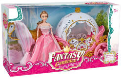 Nicky - Fantasy Pompás Hintó Lóval És Babával