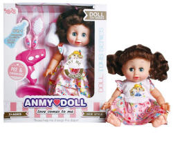 Jenny - Barna Hajú Pisilős Baba Hajszárítóval, Bilivel És Kiegészítőkkel