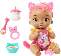 Mattel My Garden Baby Snack & Snuggle Interaktív Baba - Pink Cica