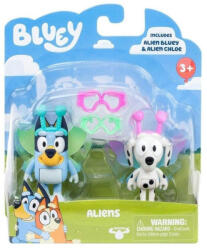 TM Toys Bluey figura duplacsomag - Bluey és Chloe űrlények (BLU17617)