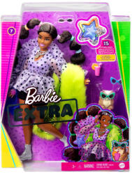 Mattel Extravagáns baba kutyával - Csillagos felsőben fodros ujjakkal (GRN27_GXF10)