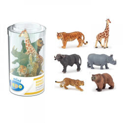 Papo FIGURINA SET 6 MINIANIMALE SALBATICE (Papo33021) - jucariaperfecta