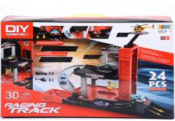 Magic Toys Parkoló autókkal és helikopterrel 24db-os