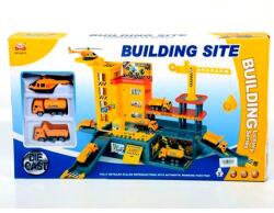 Magic Toys Építkezési központ parkolóházzal és járművekkel