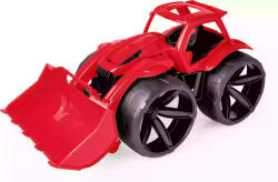 Wader Maximus Traktor Rakodó Lapáttal - 68 cm, Piros