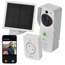 GoSmart Vezeték nélküli akkumulátoros video kaputelefon IP-09D wifivel és napelemmel