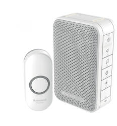 Somogyi Elektronic Honeywell Home DC313N vezeték nélküli csengő, 150m hatótáv, 6 dallam, LED jelzőfény, IP55 nyomógomb, elemes tápellátás, DC313N (DC313N)