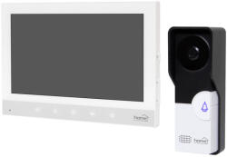 Somogyi Elektronic Video Kaputelefon, 7" Érintőképernyő, Fehér