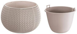 Kaspó SPLOFY TÁL 18CM MOKKA (5902478100)
