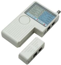 ICINTRACOM Tester de cabluri Intellinet RJ45, RJ11, USB, BNC 351911 (351911)