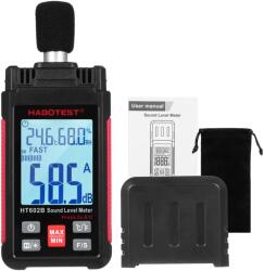 Habotest Decibelmérő Sonométer Hangzajmérő A/c Szűrő 30-130dB 125ms LCD