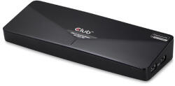 Club 3D Notebook Dokkoló - CSV-3103D (DUAL DISPLAY/4K, 3.2 USB-A to HDMI, DP, DVI-D, 3xUSB-A, RJ45, 3.5 Jack Audio +Mic) (CSV-3103D) - haztartasibolt
