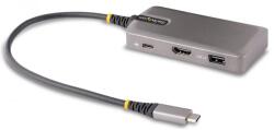 StarTech USB-C Multiport Adapter - 4K 60Hz HDMI w/HDR - 3-Port USB Hub - 100W Power Delivery Pass-Through (104B-USBC-MULTIPORT)