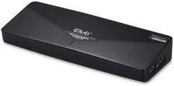Club 3D Notebook Dokkoló - CSV-3103D (DUAL DISPLAY/4K, 3.2 USB-A to HDMI, DP, DVI-D, 3xUSB-A, RJ45, 3.5 Jack Audio +Mic) (CSV-3103D) - digitalgo