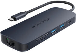 HYPER Hyper - EcoSmart 2. generációs 8 portos USB-C Hub (HY-HD4004GL)