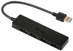 A4Tech USB 3.0 Slim Passive HUB 4 Port Black (U3HUB404) - pcland