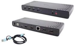 i-tec USB 3.0 / USB-C / Thunderbolt 2x HDMI Dupla Kijelző LAN Audio Power Delivery 100W (CADUALHDMIDOCKPD)