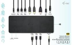 i-tec USB-C Triple 4K Display Docking Station Gen 2 Pro 2x DP 1x HDMI LAN Audio Power Delivery 100W (C31TRIPLEDOCKPDPRO2)