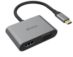Akasa USB-C Apa HDMI Anya VGA Anya Adapter