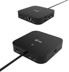i-tec USB-C Duál Kijelzős Dokkoló Állomás HDMI DP LAN AUDIO Power Delivery 100 W - Dokkoló állomás (C31HDMIDPDOCKPD)