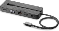 HP USB-C Mini Vezetékes USB 3.2 Gen 1 (3.1 Gen 1) Type-C Fekete