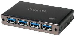 LogiLink USB 3.0 HUB 4port, aluminum, incl. power supply (UA0282)