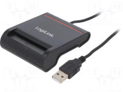 LogiLink USB 2.0 kártyaolvasó (for Smart ID) (black) (CR0047) (CR0047)