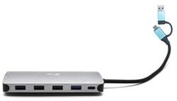 i-tec USB 3.0 / USB-C / Thunderbolt 3x Display Fém Nano Dokkoló Állomás 2xHDMI 1x VGA LAN Kártyaolvasó 5x USB+ Power Delivery 100W - Dokkoló Állomás (CANANOTDOCKPD)
