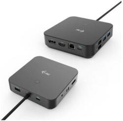 i-tec USB-C Triple Docking Station 1x HDMI 2x DP 3x4K / 1x5K LAN Audio 6x USB Power Delivery 100 W + i-tec Universal Charger 100 W - Dokkoló állomás tápegységgel (C31TRI4KDPDPRO100)