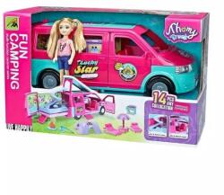 Man Yuk Toys Lakóautó Babával És Kiegészítőkkel - 11 db (9045-5)