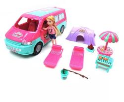 Man Yuk Toys Lakóautó Szett Babával - 12 db (9045-4)