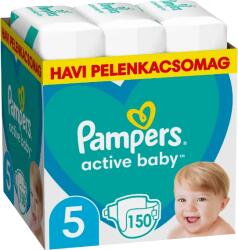Pampers Active Baby pelenka - havi pelenkacsomag Méret: 5, 150 db Pele