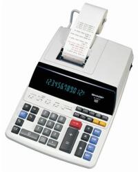 Sharp Számológép, szalagos, 12 számjegy, 2 színű nyomtató, SHARP "EL-2607V (EL2607V) - mystock