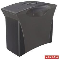 Esselte Függőmappa tároló, műanyag, 5 db függőmappával, mobil, ESSELTE "Europost", Vivida fekete (623767) - tonerpiac