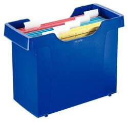 Leitz Függőmappa tároló, műanyag, 5 db függőmappával, LEITZ "Plus", kék (19930035)